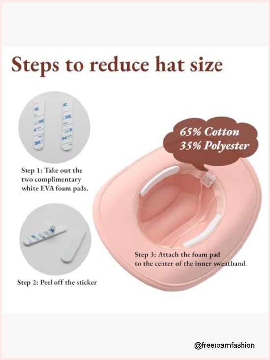 Wide Brim Felt Cowboy Hat with Belt Buckle Unisex Outdoor Fedora